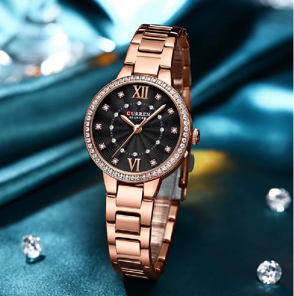 Reloj Curren 9085 Para Mujer Elegante